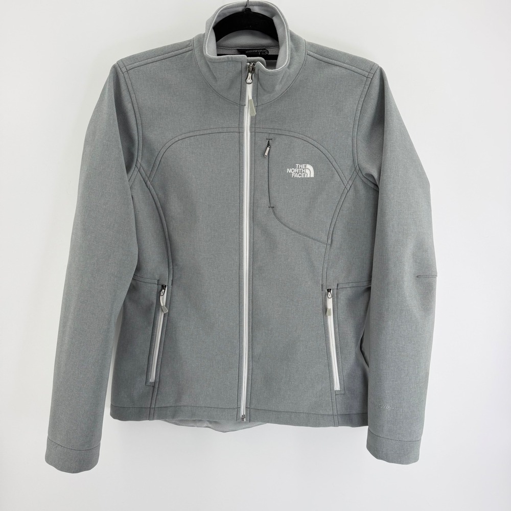 The North Face Womens Gray WindWall Apex Bionic Softshell Jacket Medium - Picture 2 of 12